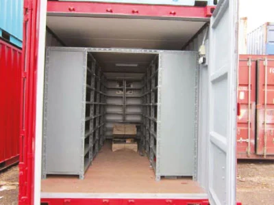 Foto container gudang